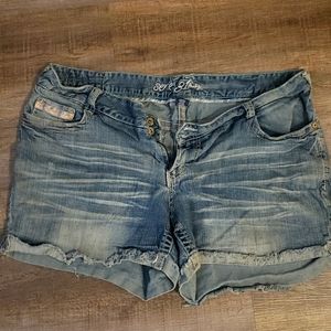 Womens denim shorts size 20